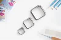 Polymer Cutter Quadrat abgerundet | Polymerschmuck Ausstechform | Ausstecher | Polymer Schneider | Form Polymerschmuck | Ausschneider | 49 