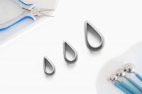 Polymer Cutter Tropfen lang | Polymerschmuck Ausstechform | Ausstecher | Polymer Schneider | Fimo | Form Polymerschmuck | Ausschneider | 56 35mm