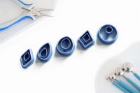 Polymer Cutter Organic Mix | Polymerschmuck Ausstechform | Ausstecher | Polymer Schneider | Form Polymerschmuck | Ausschneider | 75 Alle