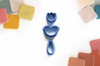Polymer Cutter Tulpen Set | Polymerschmuck Ausstechform | Ausstecher | Polymer Schneider | Form Polymerschmuck | Ausschneider | 91 