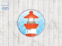 Motiv-Cabochons 1032-6 Einzelset  12mm (10 Stück)