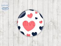 Motiv-Cabochons 1093-6 Einzelset  18mm (1 Paar)