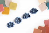 Polymer Cutter Lotus Set | Polymerschmuck Ausstechform | Ausstecher | Polymer Schneider | Form Polymerschmuck | Ausschneider | 122 