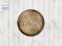 Motiv-Cabochons 1234-6 Einzelset  10mm (1 Paar)