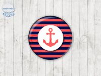 Motiv-Cabochons 1248-3 Einzelset  8mm (1 Paar)