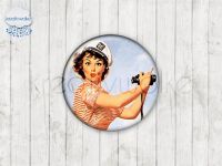 Motiv-Cabochons 1249-2 Einzelset  12mm (1 Paar)