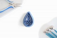 Polymer Cutter Tropfen Bluete | Polymerschmuck Ausstechform | Ausstecher | Polymer Schneider | Form Polymerschmuck | Ausschneider | 126 