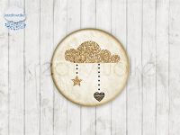 Motiv-Cabochons 1327-5 Einzelset  