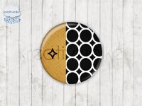 Motiv-Cabochons 1402-3 Einzelset  12mm (1 Paar)