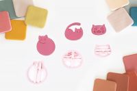 Polymer Cutter Katze | Ausstechform | Ausstecher | Polymer Schneider | Polymerschmuck | Cutter | Form Polymerschmuck | Ausschneider | 143 B 40x35mm