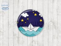 Motiv-Cabochons 1474-6 Einzelset  12mm (1 Paar)