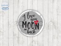 Motiv-Cabochons 1626-2 Einzelset  12mm (1 Paar)