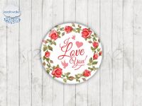 Motiv-Cabochons 1658-6 Einzelset  25mm (1 Stück)