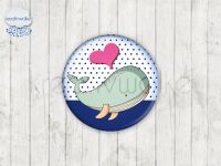 Motiv-Cabochons 1711-3 Einzelset  10mm (1 Paar)