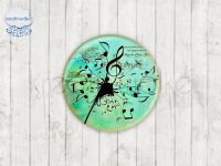 Motiv-Cabochons 1731-1 Einzelset  8mm (1 Paar)