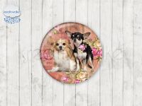 Motiv-Cabochons 1734-2 Einzelset  10mm (1 Paar)