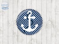 Motiv-Cabochons 1760-2 Einzelset  8mm (1 Paar)