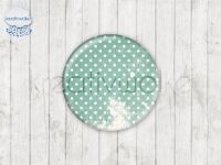 Motiv-Cabochons 672-6 Einzelset  10mm (1 Paar)