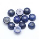 Edelsteine rund ∅ 6mm 1 Paar Lapislazuli 