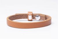Cuoio Wickelarmband cognac-brown, Echt-Leder, 23cm lang 