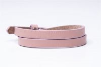 Cuoio Doppel-Wickelarmband rose dawn, Echt-Leder, 43cm lang 