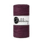 Bobbiny Makramee Band 3mm "Blackberry" (ab 0,13€/m) 5 Meter