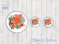 Motiv-Cabochon Set 491 