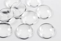 Cabochons klar 18mm  10 Stück