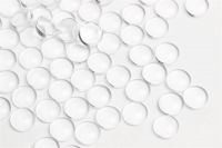 Cabochons klar 8mm  10 Stück