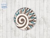 Motiv-Cabochons 011-2 Einzelset  10mm (1 Paar)