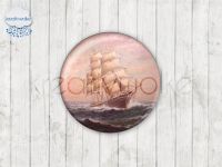 Motiv-Cabochons 049-5 Einzelset  16mm (1 Paar)