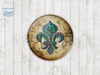 Motiv-Cabochons 117-2 Einzelset  18mm (1 Paar)