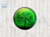 Motiv-Cabochons 121-6 Einzelset  12mm (1 Paar)