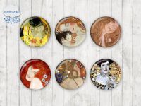 Motiv-Cabochons 016 Kunst | Gemälde 18mm (6 Stk)