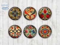 Motiv-Cabochons 051 14mm (12 Stk)