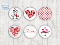 Motiv-Cabochons 075 12mm (12 Stk)