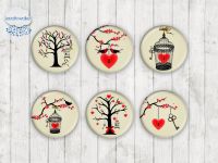 Motiv-Cabochons 076 20mm (6 Stk)