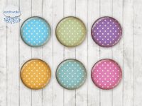 Motiv-Cabochons 090 8mm (12 Stk)