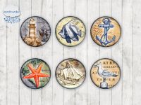 Motiv-Cabochons 097 12mm (12 Stk)