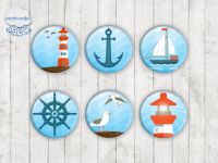 Motiv-Cabochons 1032 10mm (12 Stk)