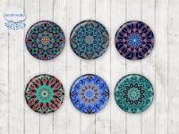 Motiv-Cabochons 1154 25mm (6 Stk)