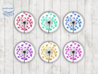 Motiv-Cabochons 1190 8mm (12 Stk)