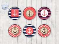 Motiv-Cabochons 1248 8mm (12 Stk)