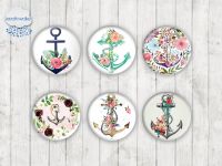 Motiv-Cabochons 1284 10mm (12 Stk)