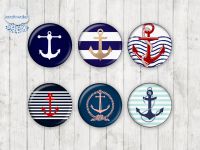 Motiv-Cabochons 1298 12mm (12 Stk)