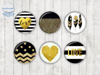 Motiv-Cabochons 1302 10mm (12 Stk)