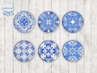 Motiv-Cabochons 1369 18mm (6 Stk)