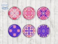 Motiv-Cabochons 1371 12mm (12 Stk)