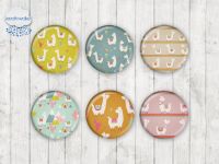 Motiv-Cabochons 1383 8mm (12 Stk)