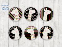 Motiv-Cabochons 1384 10mm (12 Stk)